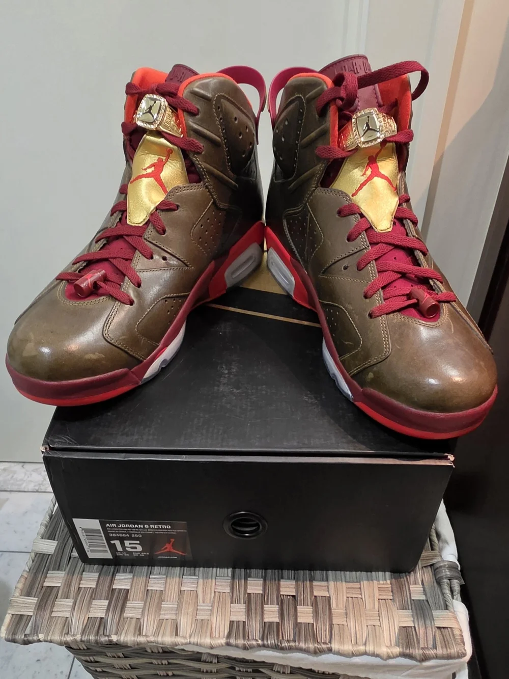 Nike Air Jordan 6 Retro Cigars Men's Size 15